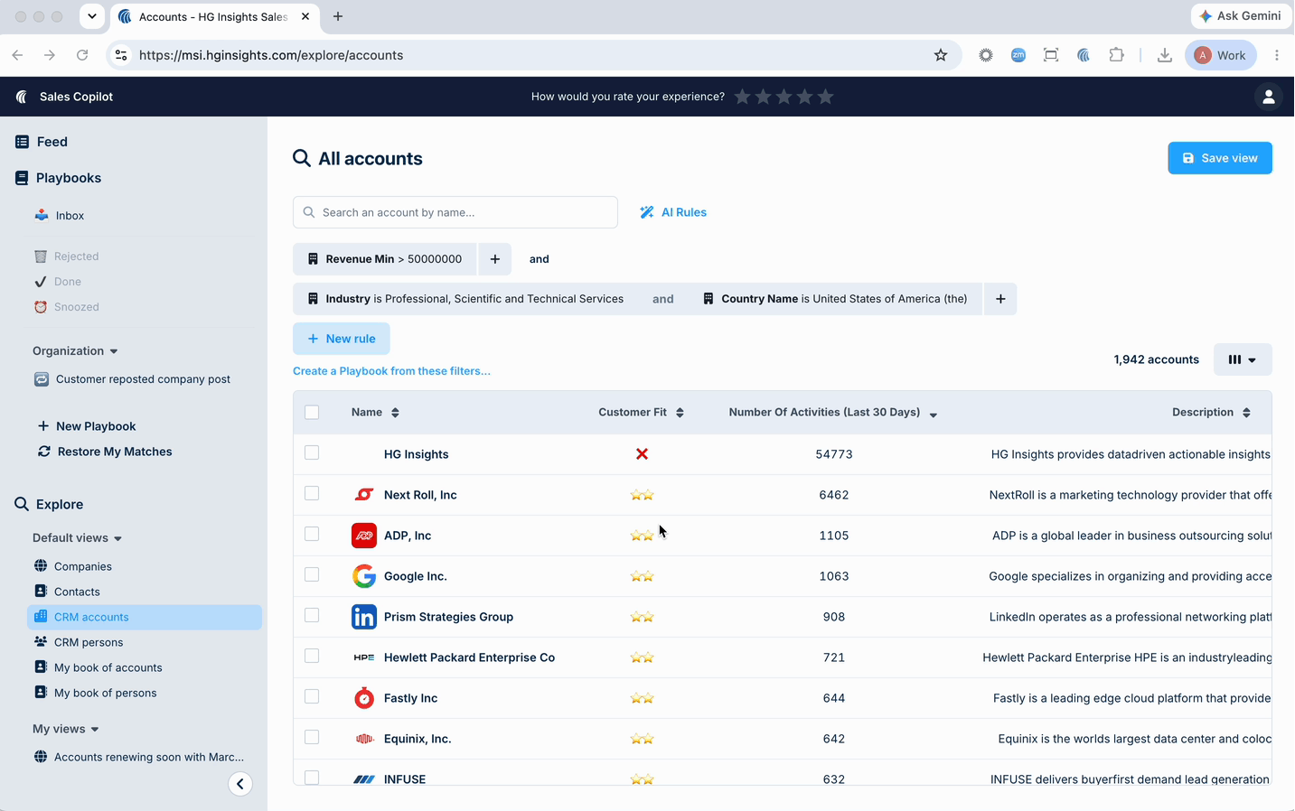 First-party intent from TrustRadius in Contextual Intelligence Platform: First-party buyer intent from TrustRadius in Sales Copilot